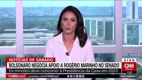 Bolsonaro articula apoio a Rogério Marinho para Presidência do Senado