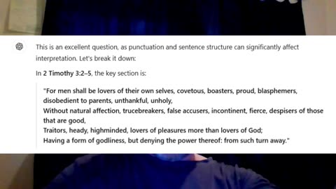 Understanding God's Word: Punctuation – In the Last Days