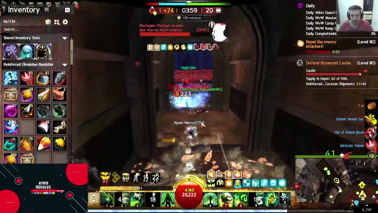 FARMING ,PVP and WvW MULTICLASS !!!!! Você pode Jogar de graça !!!!!!! https://www.guildwars2.com