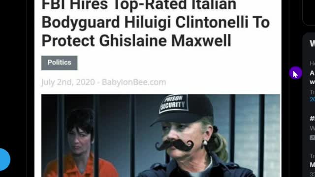 Powers Against M0SS4D Could Stop Hillary From Helping Maxwell