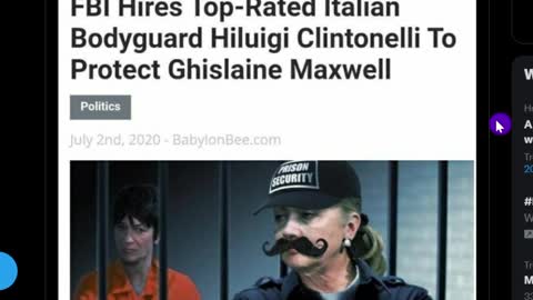Powers Against M0SS4D Could Stop Hillary From Helping Maxwell