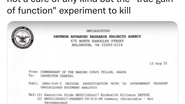 COVID 19 is a Trojan horse 🐴human experiment to release a gain of function test vaccine