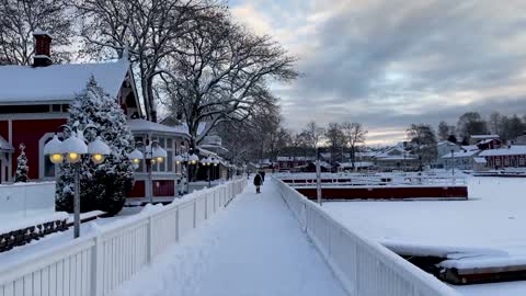 Winter in Naantali, Finland travel video - Christmas-time