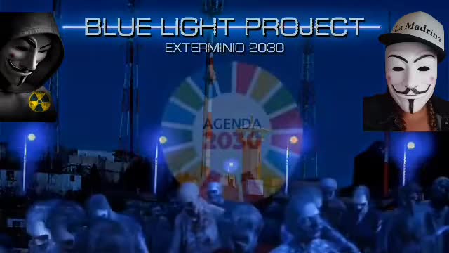 BLUE BEAM LIGHT , PROYECTO DE LUZ AZUL RADIOACTIVA