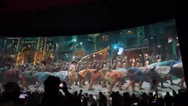 Boss Party Walter veerayya Song Walter Veerayya Movie Huge Crowd At Sandhya Theatre