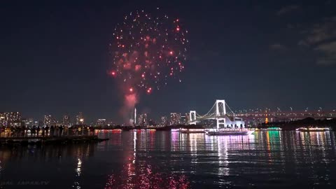 Tokyo Bay Fireworks - End of 2022