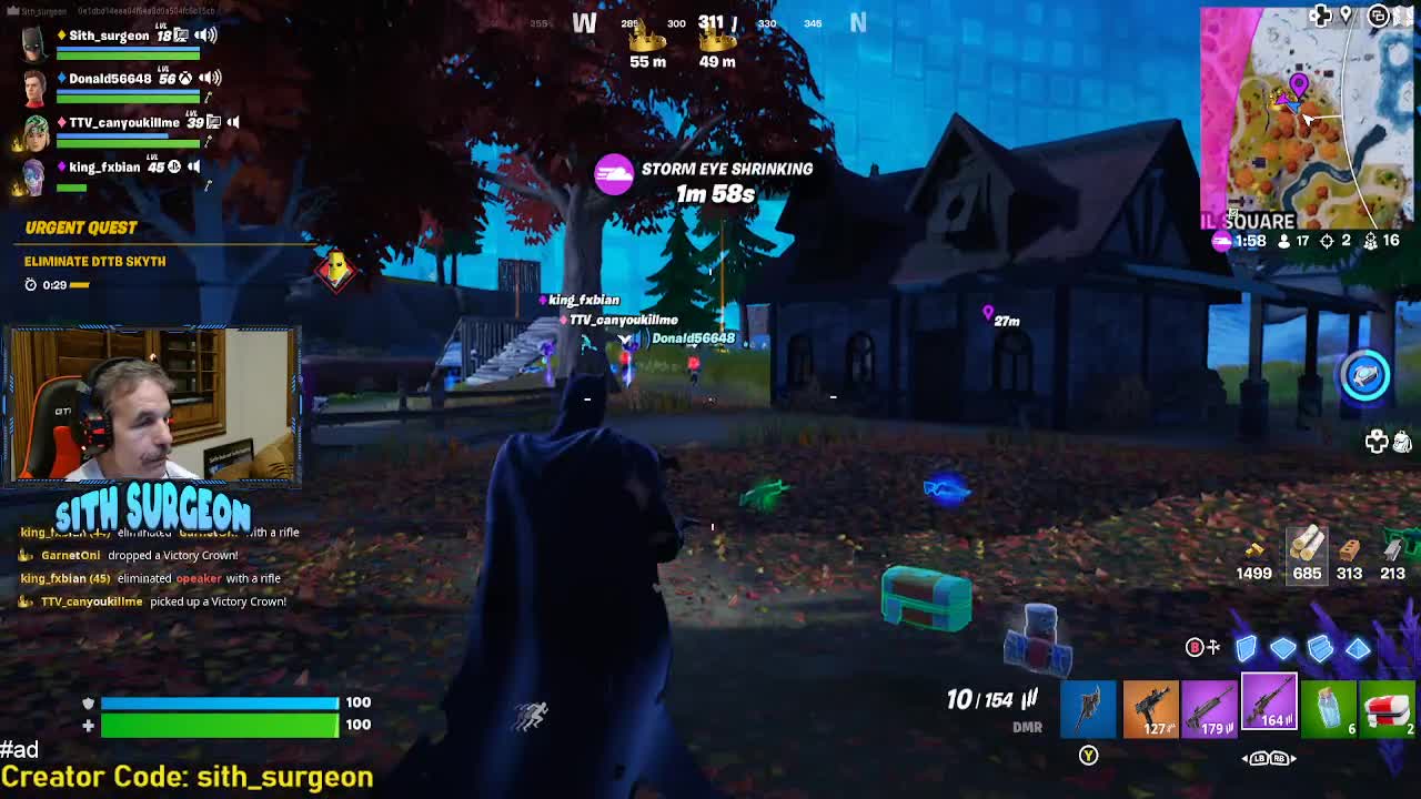 sith_surgeon - Family Friendly. Fortnite Live Stream.