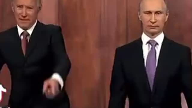 Rare footage of President Biden and Putin meeting
