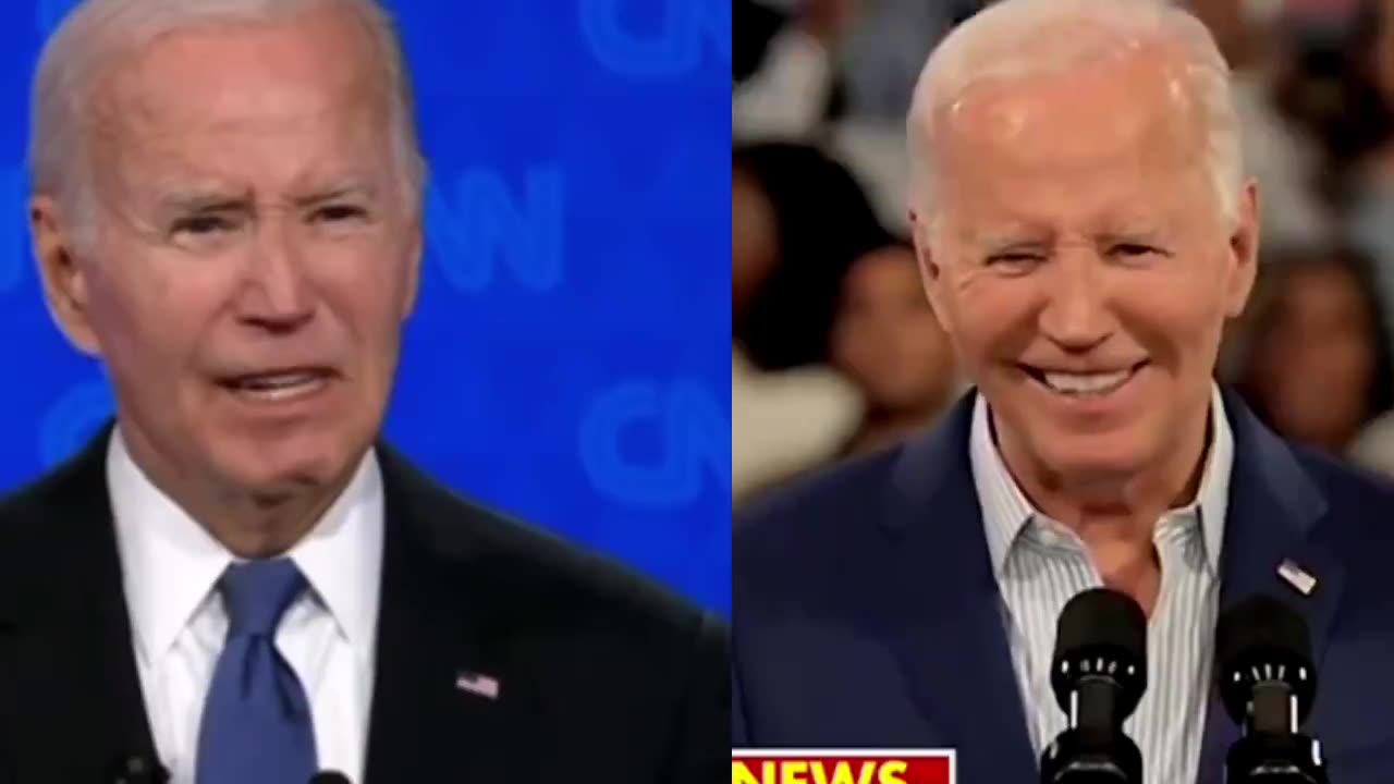 Are there 2 senile retards acting out the role of Joe Biden?