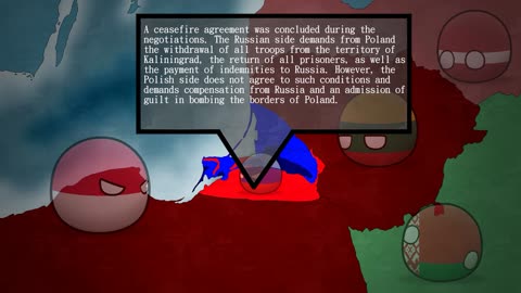 Russian-Polish war 2022 - Countryballs