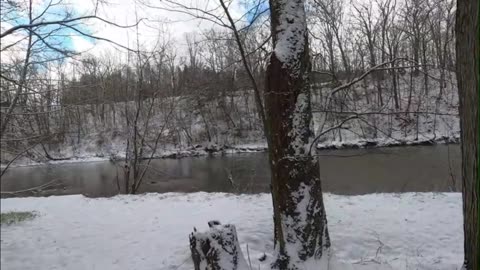 Fun But Cold Steelhead Trout Fishing Outing