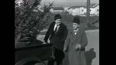 Laurel and Hardy turn businessmen, watch how that works out.