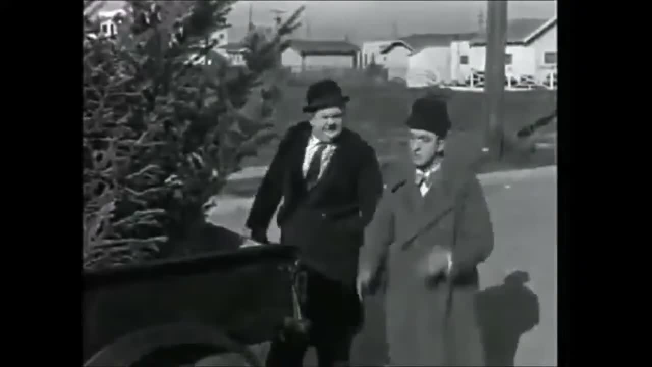 Laurel and Hardy turn businessmen, watch how that works out.