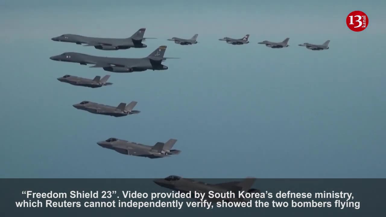 U.S. and South Korean Air Forces conduct joint drills led by B-1B bombers