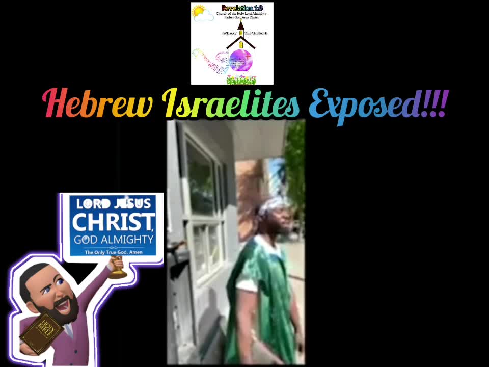 Wannabe hebrew israelite exposed as curses the name of Jesus Christ😮📖