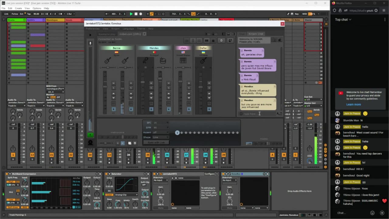 Online Live Jam session