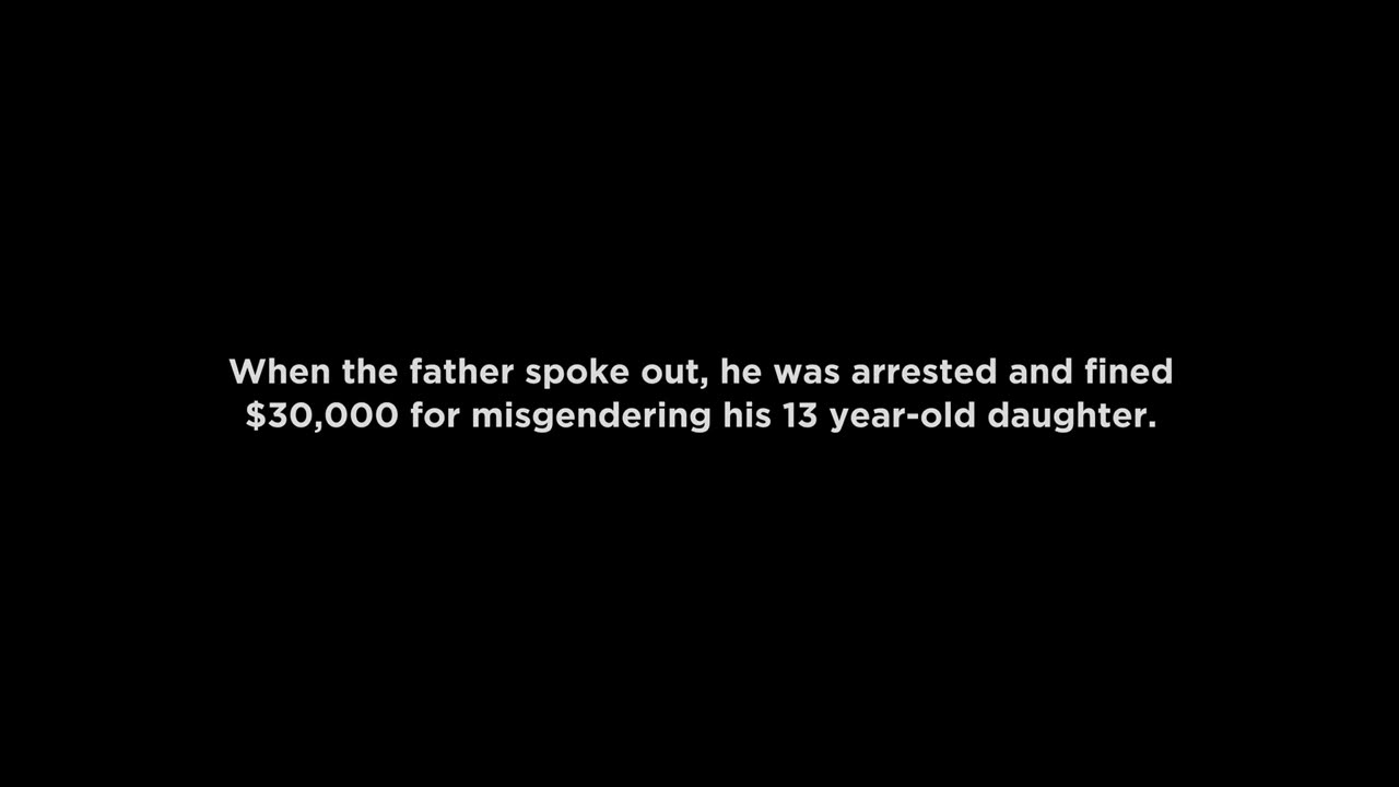 Canadian Father Arrested For Not Agreeing With Transitioning His Small Child (What Is a Woman Clip)