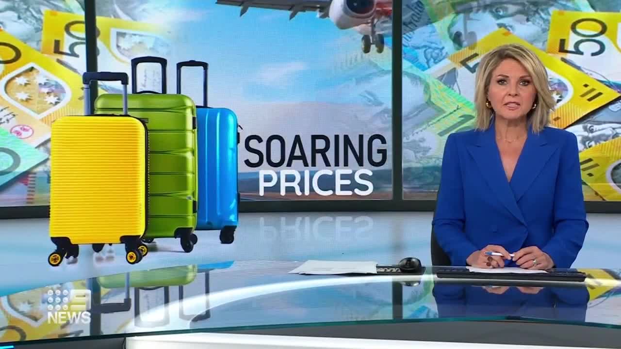 Domestic airfares skyrocket to prices of overseas trip | 9 News Australia