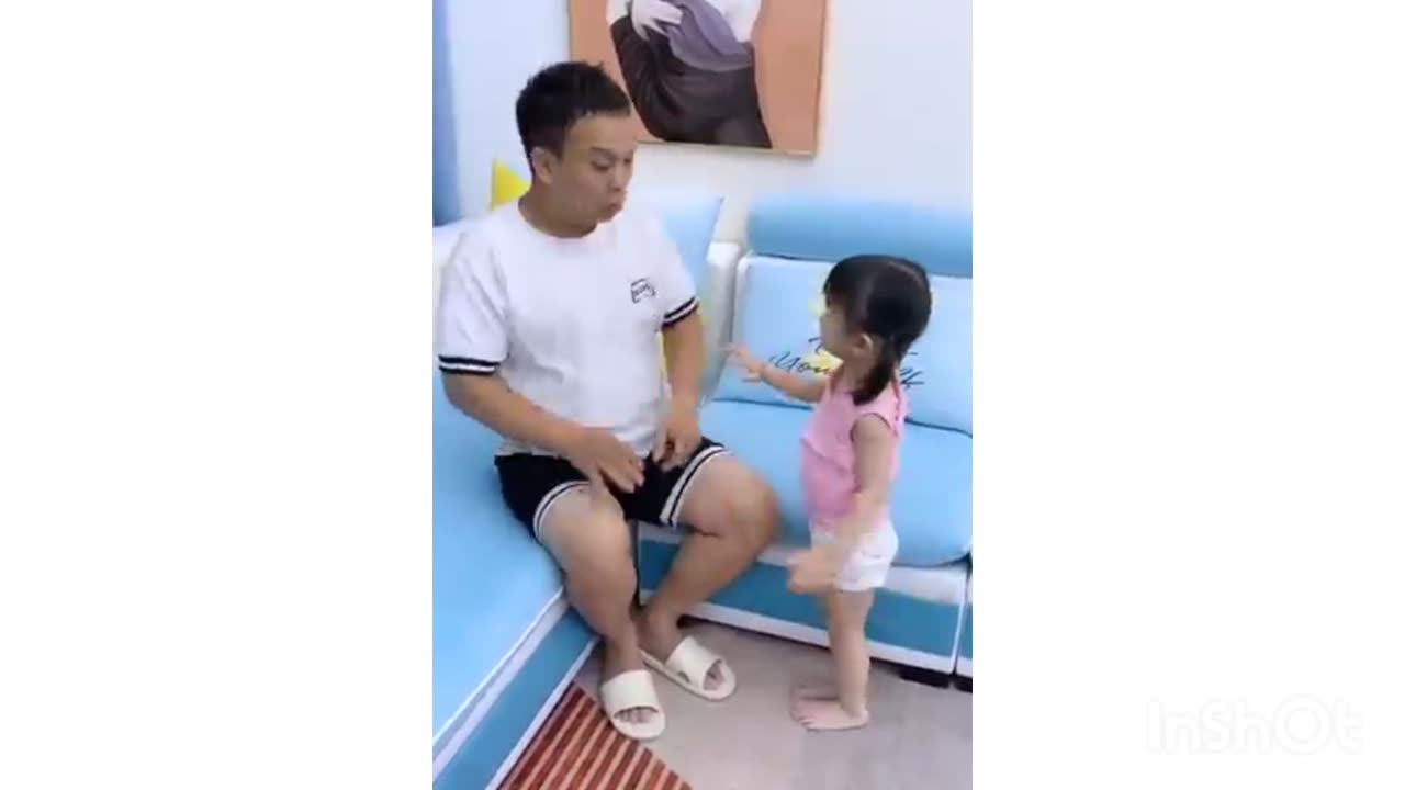 Funny father daughter