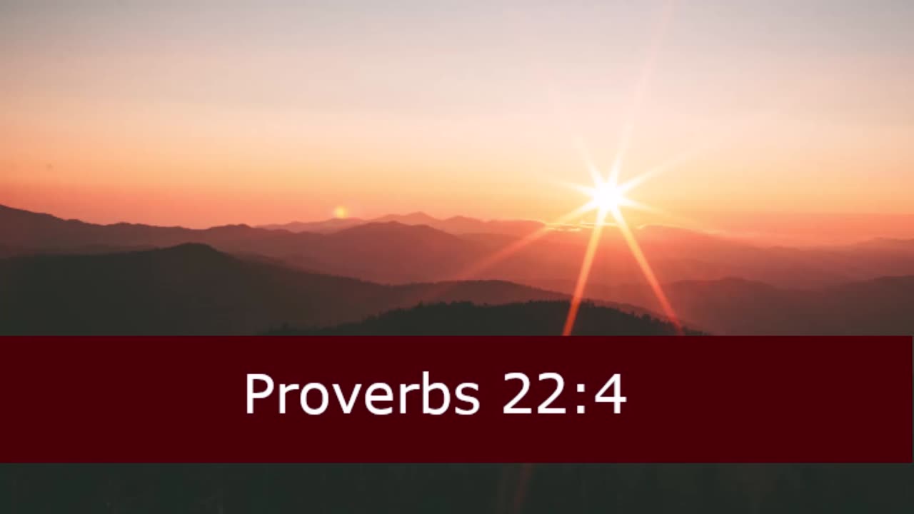 One Minute Proverbs 22 Devotional -- February 22, 2023