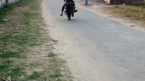 Bike stunt