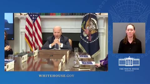 Biden delivers a short statement and abruptly dismisses the press without answering any questions.