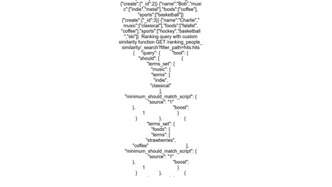 How can I merge rankings from several Elasticsearch queries