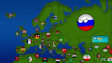 Europe Alien Invasion [Countryballs Map]