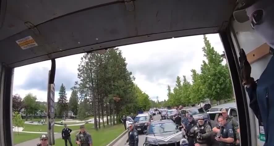 New Footage of Patriot Front Getting Arrested from Inside the U-Haul Truck