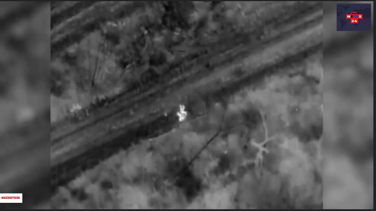 Ukrainian Airborne Brigade drops explosives on Russian forces with weaponised drone