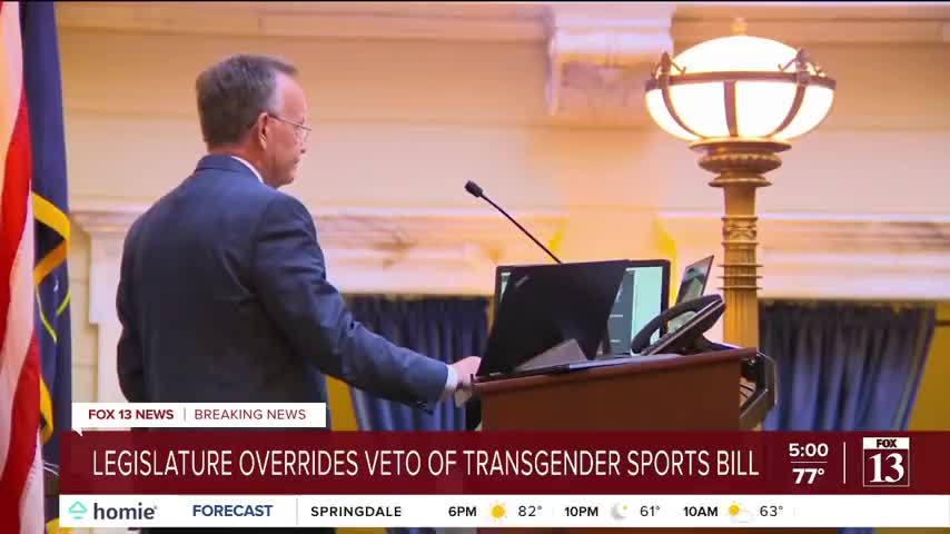 Utah Legislature Overrides Veto of Transgender Sports Bill