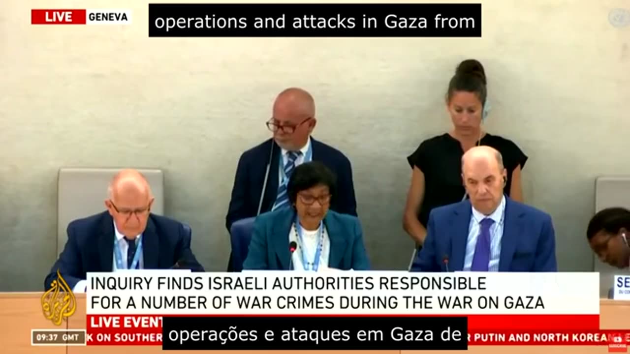 A ONU acusa Israel de cometer EXTERMÍNIO em Gaza.