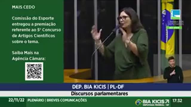 DEPUTADA BIA KICIS - NAO TEMO POR MEU MANDATO, TEMO PELO RUMO DA NAÇÃO