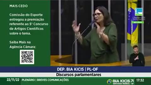 DEPUTADA BIA KICIS - NAO TEMO POR MEU MANDATO, TEMO PELO RUMO DA NAÇÃO