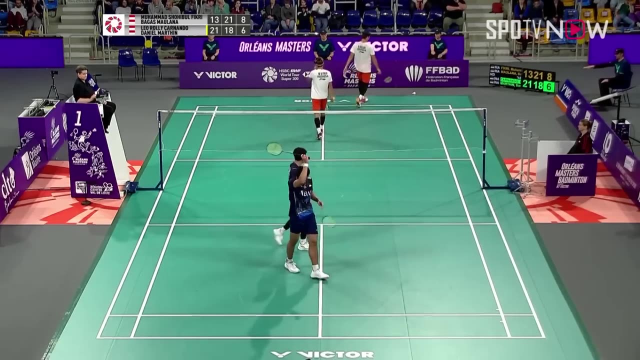 Highlights – Fikri/ Maulana vs Carnando/ Marthin – Orleans Masters 2023