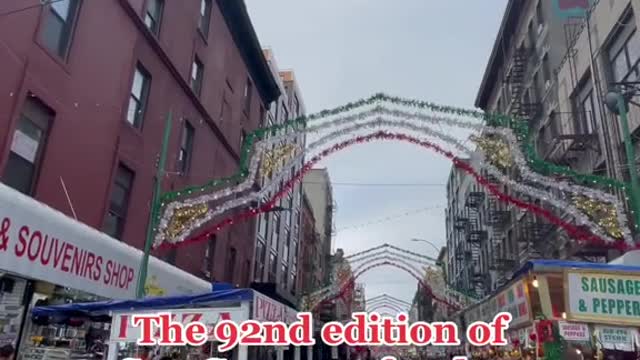 The gand edition ofSan Gennaro fest hasjustistartedLINE- BE NUT C