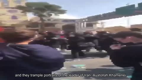 In Iran, girls joined the protests. They tear hijabs from their heads (previously they could be ex