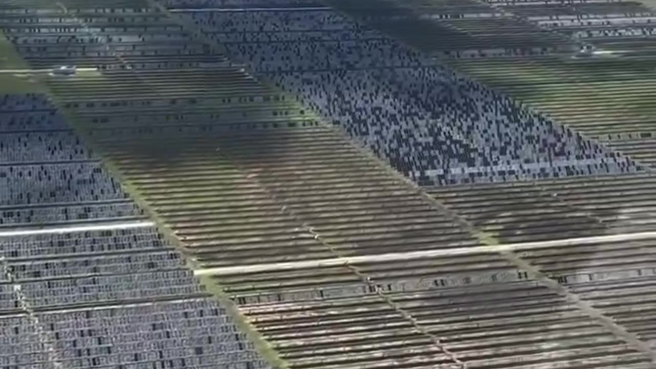 Hail storm in Damon Texas on 3/24/24 destroys 1,000’s of acres of solar farms.