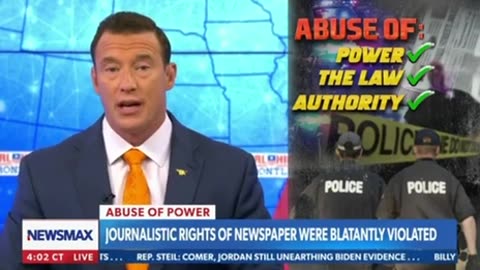 Corrupt law enforcement raids News Paper office in KANSAS