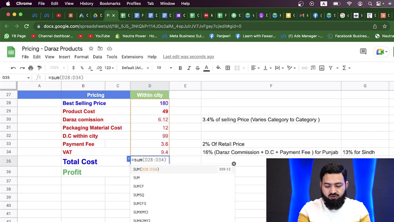 Pricing - How to Calculate Profit of Your Daraz Products