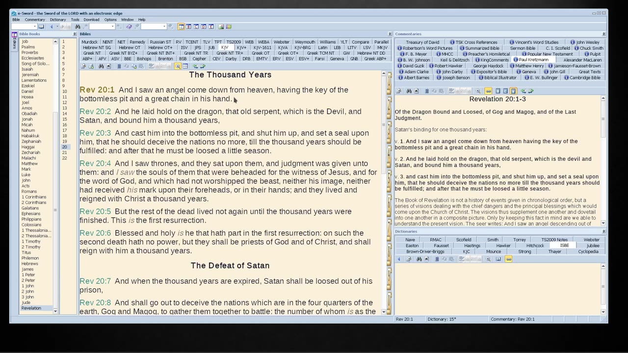 Revelation 20-1 Verse of the day