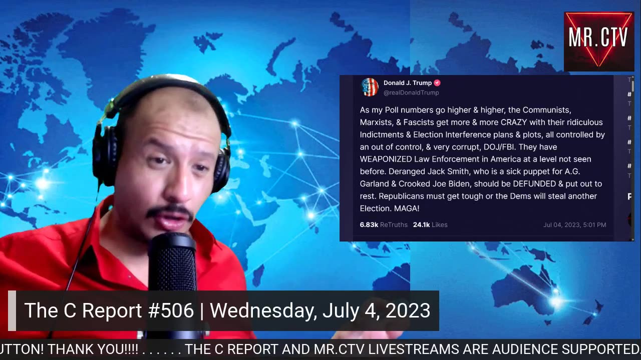 Mr. C Reads President Trump's Truths for July 4, 2023