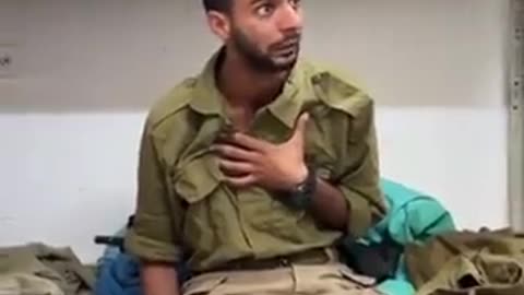 How do Israeli soldiers cry after being arrested? There is no shame in bombing people