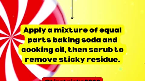 What's a quick way to remove labels and sticky residue?