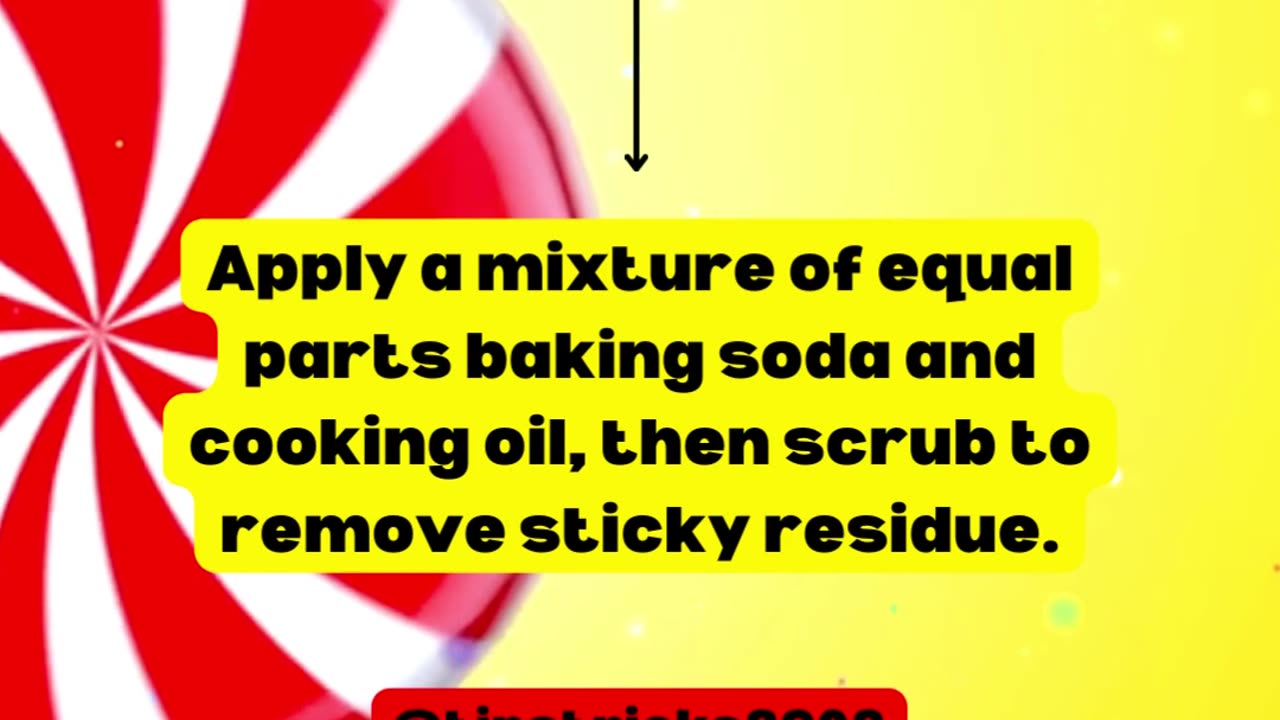 What's a quick way to remove labels and sticky residue?