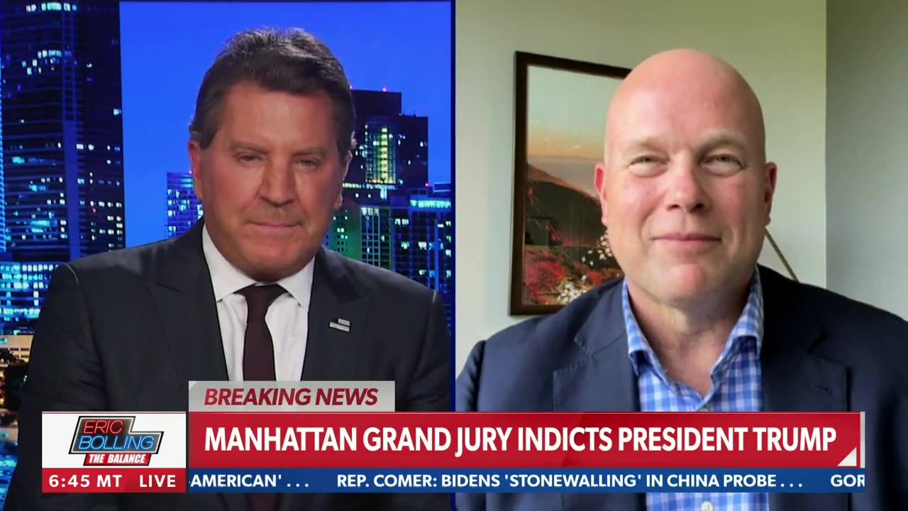 Matt Whitaker on Eric Bolling The Balance 03.30.2023