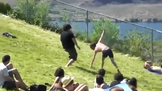 This what happens when one person stands up!