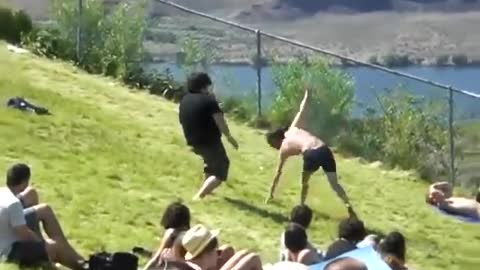 This what happens when one person stands up!