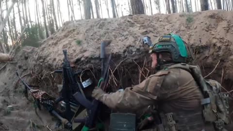 Heavy fighting in the Serebryansk Forest 1