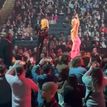 Avril Lavigne Kicks Half Naked Protestor Off Stage - Get The F**k Off, B*tch!”